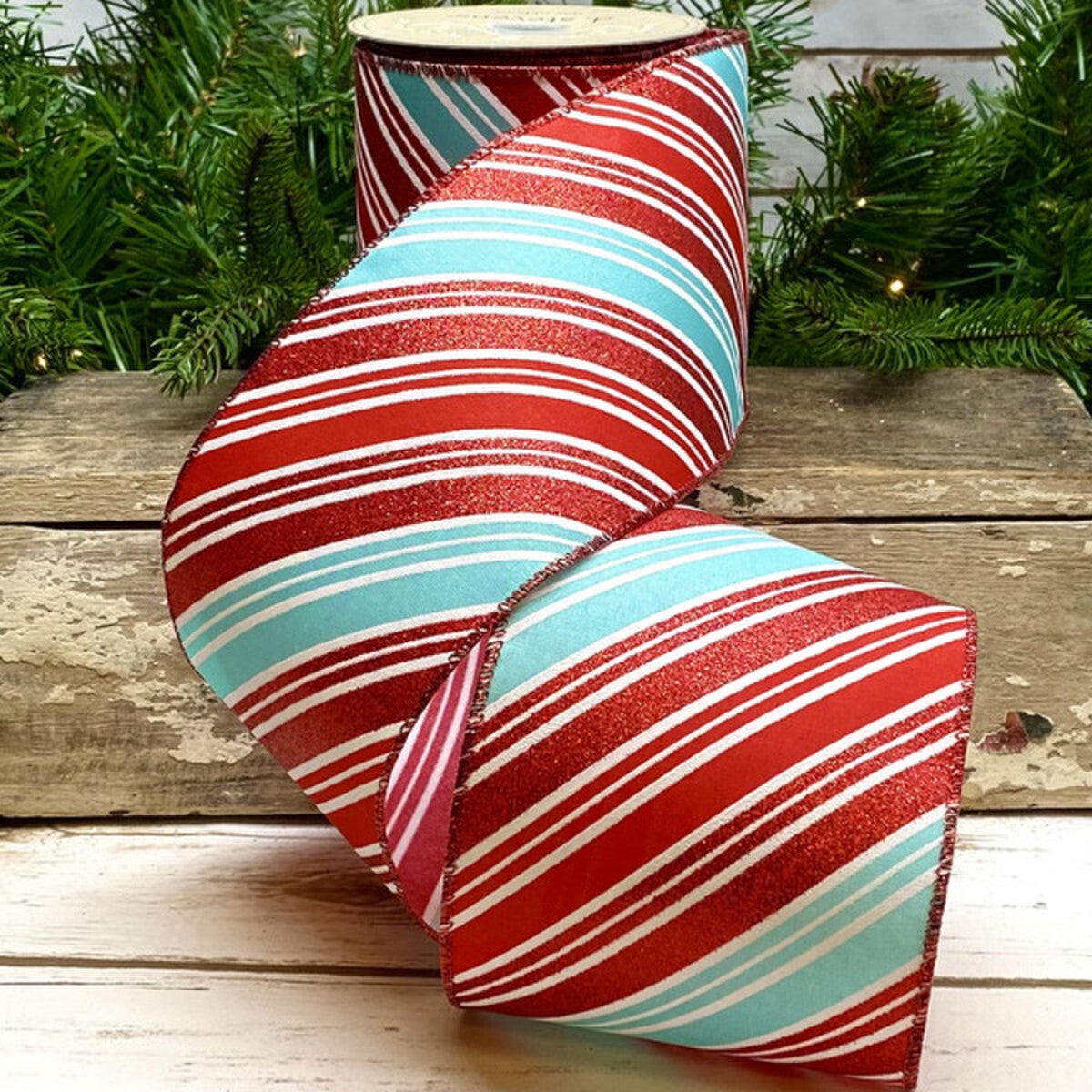 satin-red-glitter-blue-candy-cane-4-10-yds-atlantic-gardening