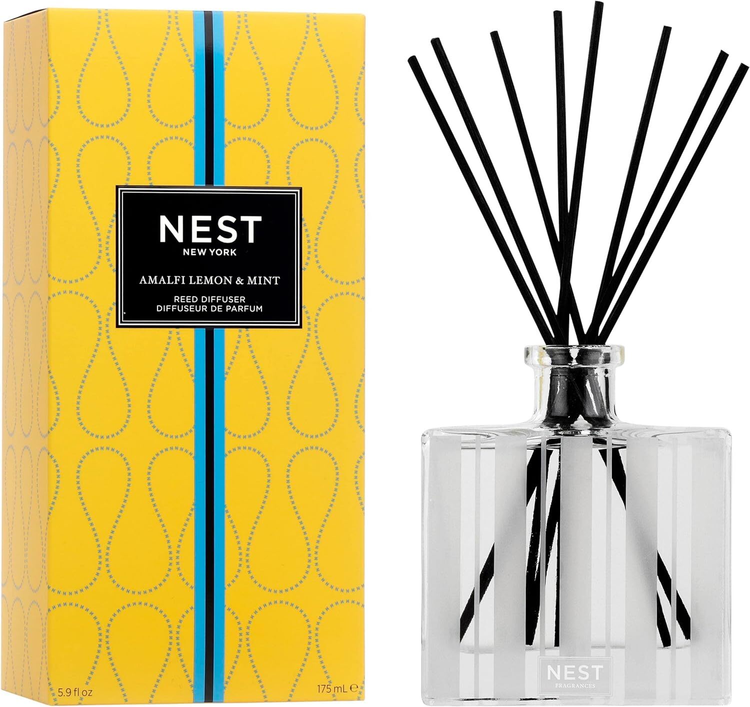 Nest Reed Diffuser Amalfi Lemon & Mint | Atlantic Gardening